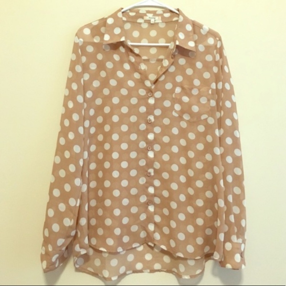 Blouse/Polka Dot top